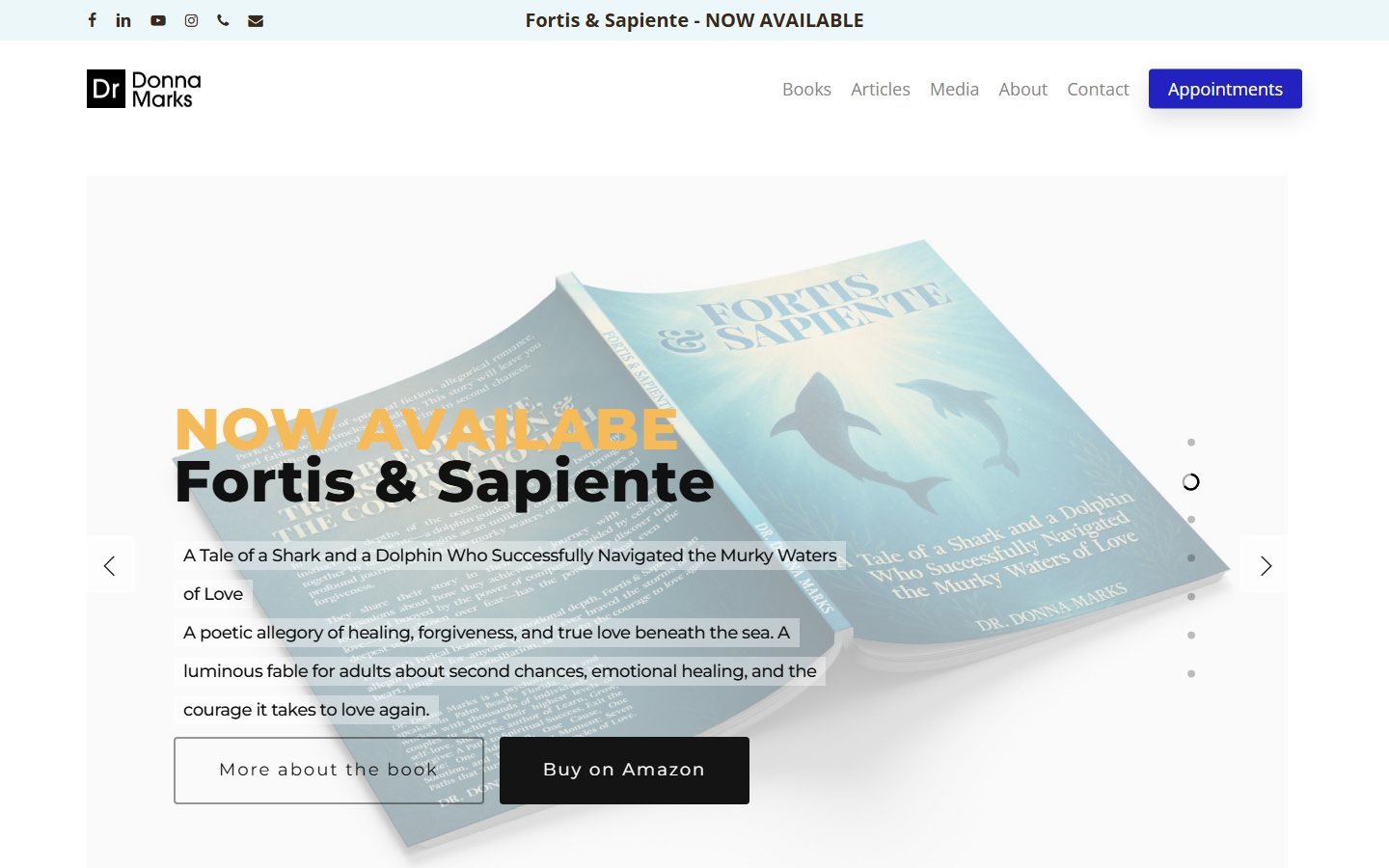 Dr. Donna Marks website