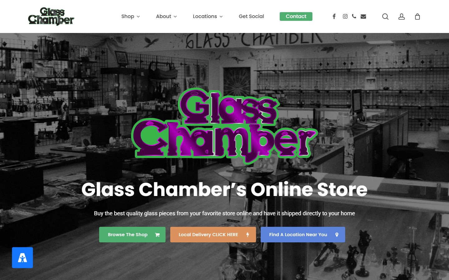 Glass Chamber website